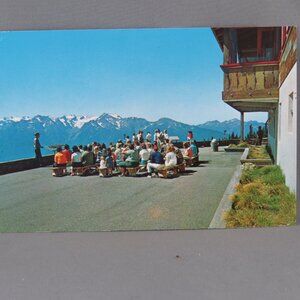 Vintage Postcard - Naturalist Program Hurricane Ridge - National Park Commission